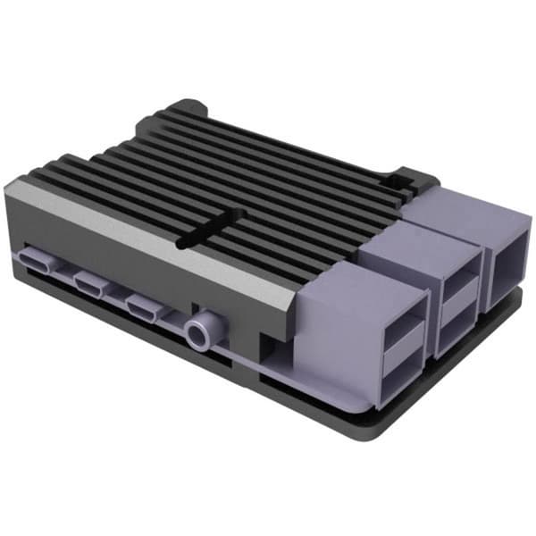 Joy-it ARMOR Case BLOCK SBC-hölje Passar till: Raspberry Pi® inkl. passiv kylare Svart