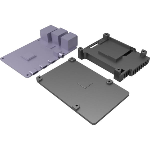 Joy-it ARMOR Case BLOCK SBC-hölje Passar till: Raspberry Pi® inkl. passiv kylare Svart