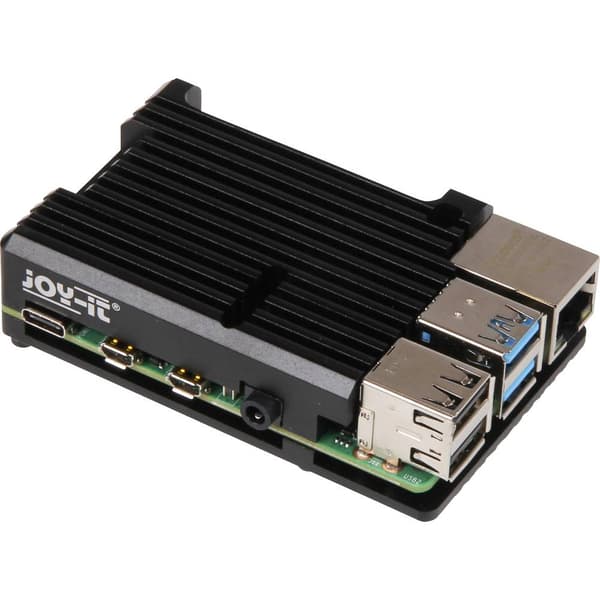 Joy-it ARMOR Case BLOCK SBC-hölje Passar till: Raspberry Pi inkl. passiv kylare Svart