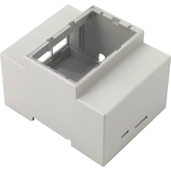 Joy-it RB-CaseP4+07 SBC-hölje Passar till: Raspberry Pi för DIN-skenmontage Grå