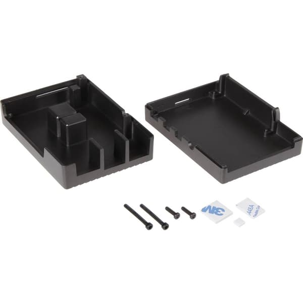 Joy-it rb-alucaseP4+08 SBC-hölje Passar till: Raspberry Pi inkl. passiv kylare Svart
