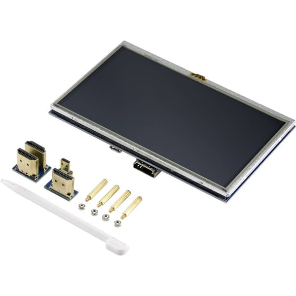 TRU COMPONENTS Touchscreen-modul 12.7 cm (5 tum) 800 x 480 Pixel Passar till: Raspberry Pi®