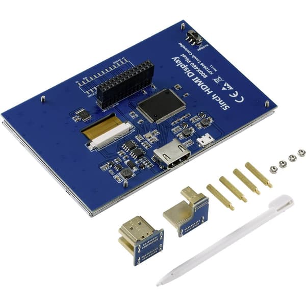 TRU COMPONENTS Touchscreen-modul 12.7 cm (5 tum) 800 x 480 Pixel Passar till: Raspberry Pi®