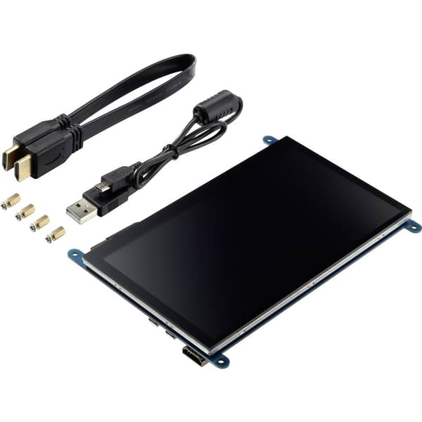 TRU COMPONENTS Touchscreen-modul 17.8 cm (7 tum) 800 x 480 Pixel Passar till: Raspberry Pi®, Banana Pi