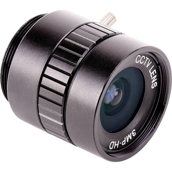 Raspberry Pi® SC0124 RPIZ CAM 6MM WW Vidvinkel kameraobketiv Passar till: Raspberry Pi®