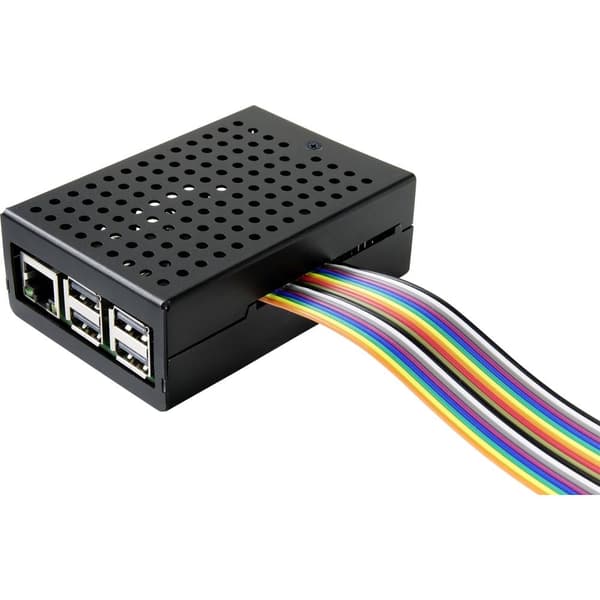 Renkforce RBP-ALC100 SBC-hölje Passar till: Raspberry Pi® inkl. aktiv kylare Svart