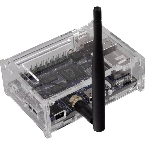 Joy-it BananaPIM2-Case1 SBC-hölje Passar till: Banana Pi Transparent