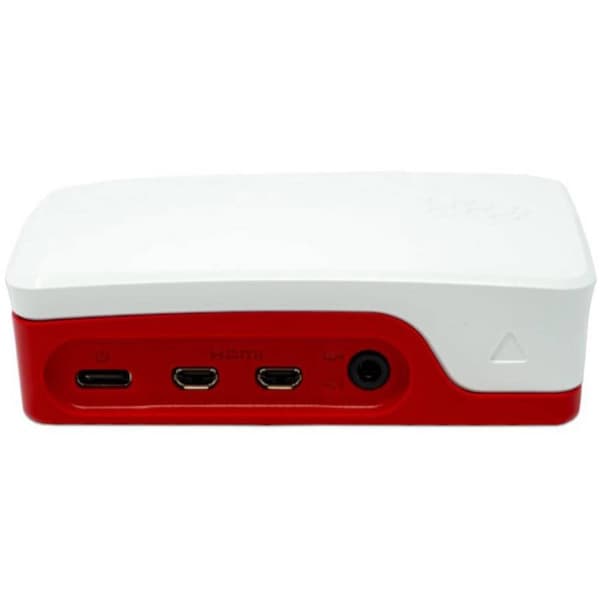 Raspberry Pi® SBC-hölje Lämplig för: Raspberry Pi® 4 B Röd, Vit