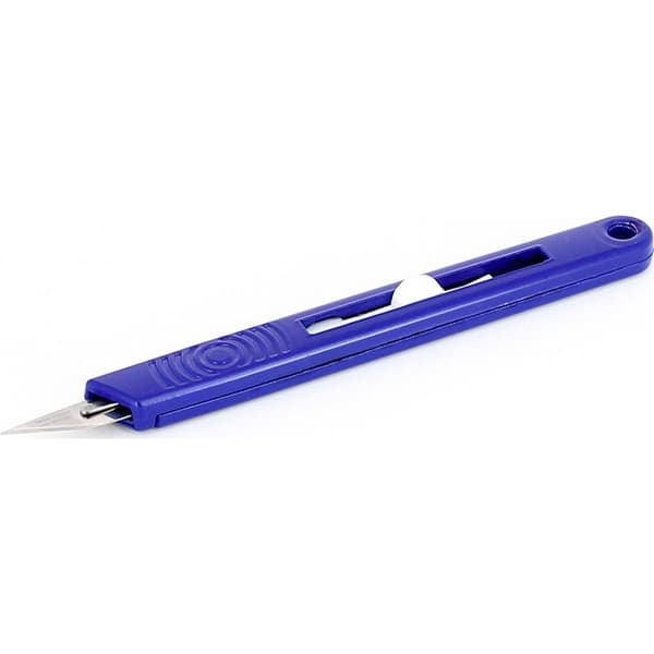 Mattkniv 120 mm Plast Blå 1 st