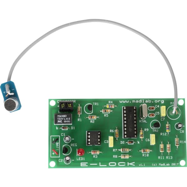 Whadda WSG101 Elektroniskt kodlås Utförande: Byggsats 9 V