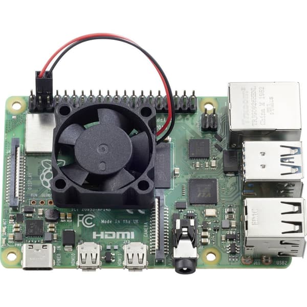 Renkforce Aktiv fläkt Passar till: Raspberry Pi®, Rock Pi, Banana Pi