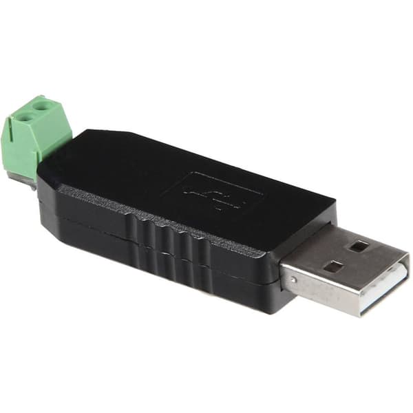 Joy-it Omvandlare (USB/RS485) Raspberry Pi, Arduino [1x USB 2.0 A hane - 1x 2-trådad ledning] Svart