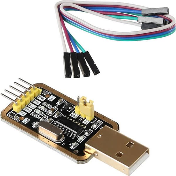 Joy-it sbc-ttl Jumper-kabel Raspberry Pi [1x USB 2.0 A hane - 4x Wire Bridge-uttag] 20.00 cm