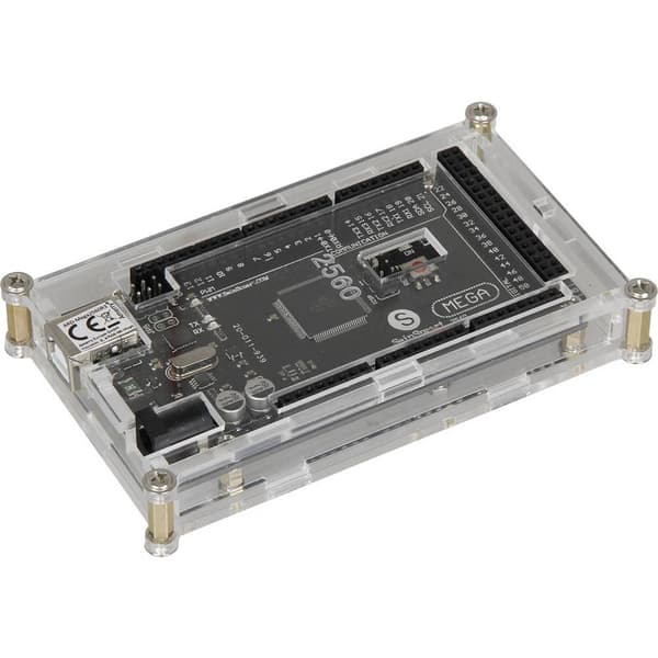 Joy-it ARD_Mega-Case1 MC-hölje Passar till: Arduino Transparent