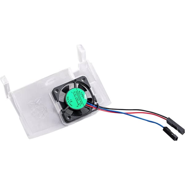 Raspberry Pi® RB-Case-Fan Aktiv fläkt Passar till: Raspberry Pi® Vit