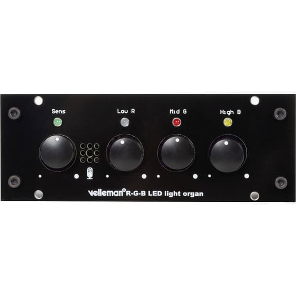 Whadda WSL209 RGB-LED-ljusorgel Utförande: Byggsats 12 V, 24 V