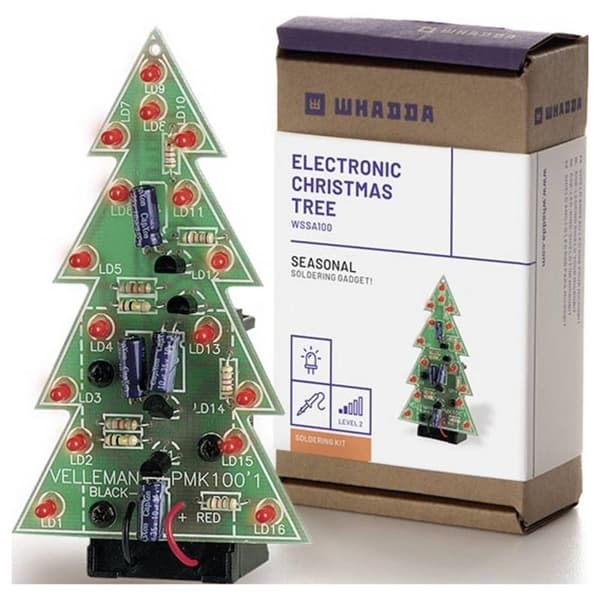 Wadda WSSA100 LED-byggsats elektronisk julgran
