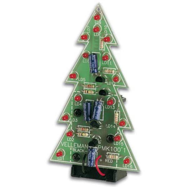 Wadda WSSA100 LED-byggsats elektronisk julgran