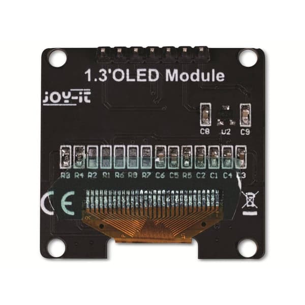 Joy-it SBC-OLED01.3 Displaymodul 3.3 cm (1.3 tum) 128 x 64 Pixel Passar till: Arduino, Raspberry Pi, ASUS Tinker Board,