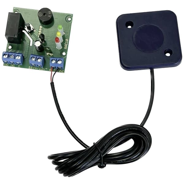 TowiTek RFID-åtkomstkontroll 12 V/DC, 9 V/AC, 12 V/AC