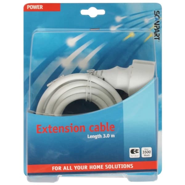 Scanpart Forlængerledning Ra 3x1,5mm 3m