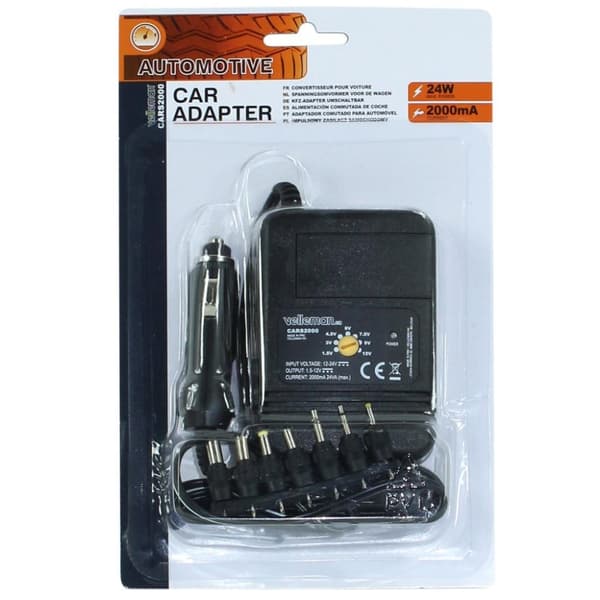 Velleman Auto Spændingsomformer 2000ma