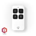 Miniatyrbild 1 av 9: Nedis ZBRC10WT Smart fjärrkontroll Zigbee 4 knappar inklusive batteri vit