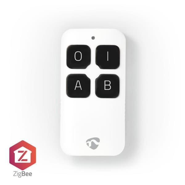 Nedis ZBRC10WT älykäs kaukosäädin Zigbee 4 painiketta, mukaan lukien paristo valkoinen