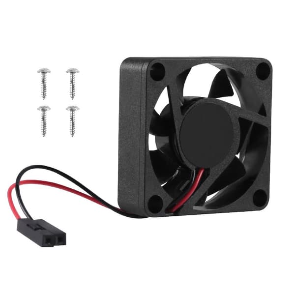 Borstlös Fläkt 3510 35mm Kylfläkt med Skruvar för Raspberry Pi 4