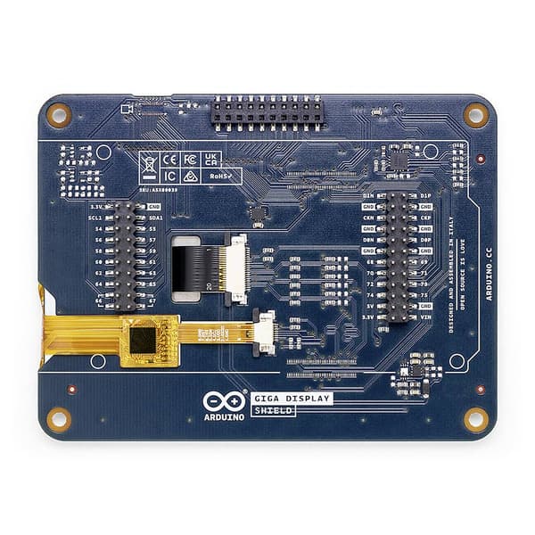 Arduino GIGA Display Shield Touchscreen-modul 10.1 cm (3.97 tum) 800 x 480 Pixel