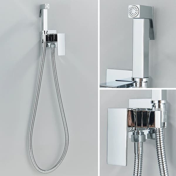 Badrum Bidet Kran, Högtryck, Krom