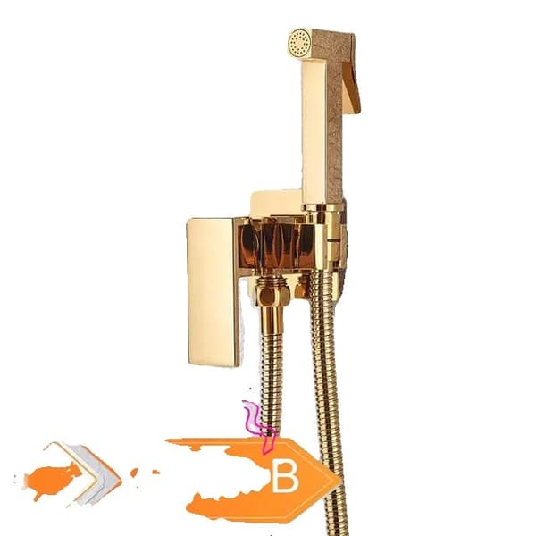 Badrum Bidet Kran, Högtryck, Krom