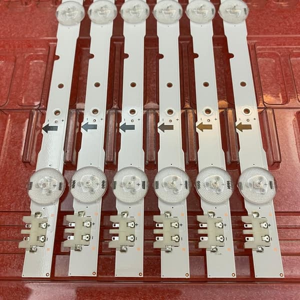 LED-nauha Samsungille, UE48J5530, UE48J5500AK, UE48H6240, UE48H6670, UE48J6275SU, UE48J5510AK, UE48J6270, UE48J6250, UE48J6250SU, 12 kappaletta
