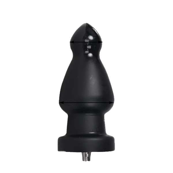 Sexmaskine tilbehør, VAC-U-Lock, store sorte og hudfarvede dildoer. N