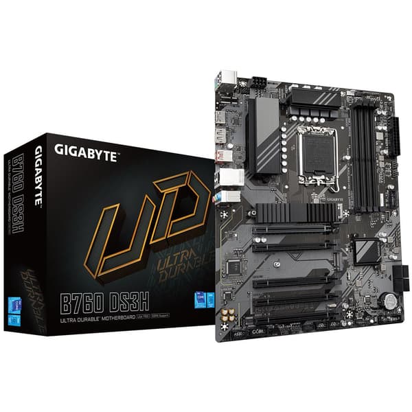 Mainboard|GIGABYTE|Intel B760 Express|LGA1700|ATX|Memory DDR5|Memory slots 4|4xPCI-Express 3.0 1x|1xPCI-Express 4.0 16x|2xM.2|1xHDMI|1xDisplayPort|4xU