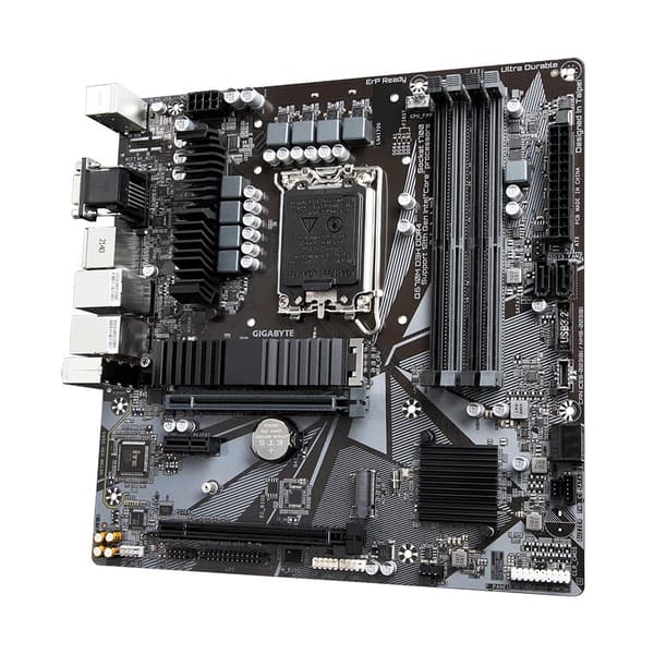GIGABYTE Q670M D3H DDR4 Motherboard - Supports Intel Core 14th CPUs, 6+1+1 Phases Hybrid Digital VRM, up to 5333MHz DDR4 (OC), 2xPCIe 4.0 M.2, 2.5GbE