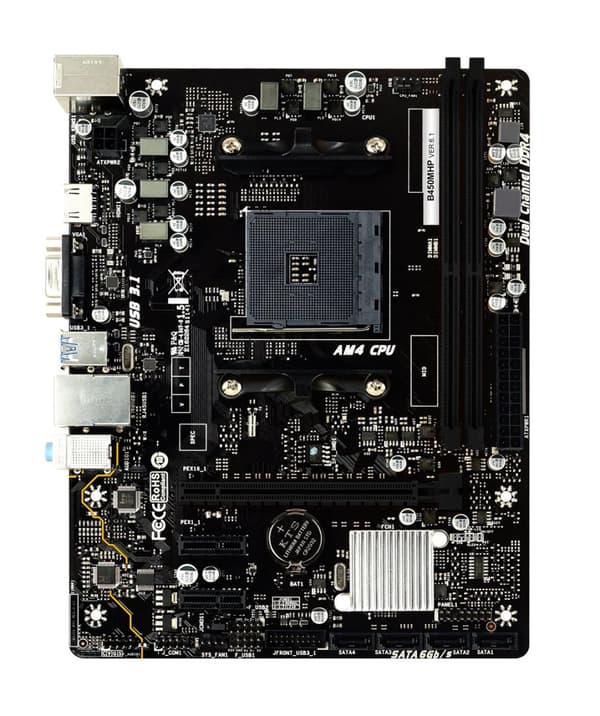 Biostar B450MHP motherboard AMD B450 Socket AM4 micro ATX