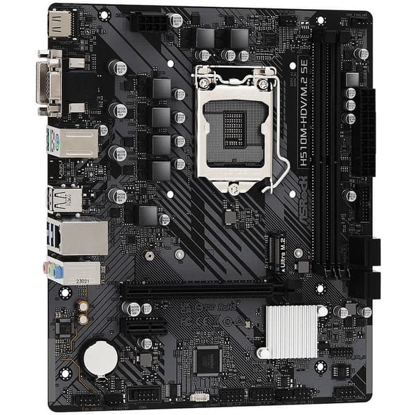Motherboard ASRock H510M-HDV/M.2 SE, LGA1200, DDR4, mATX