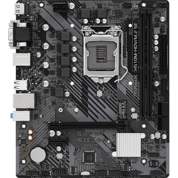 Motherboard ASRock H510M-HDV/M.2 SE, LGA1200, DDR4, mATX