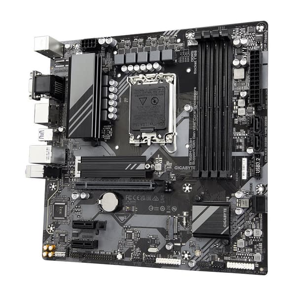 Mainboard|GIGABYTE|Intel B760 Express|LGA1700|Micro-ATX|Memory DDR5|Memory slots 4|2xPCI-Express 3.0 1x|1xPCI-Express 4.0 16x|2xM.2|1x15pin D-sub|1xHD