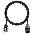 Miniatyrbillede 1 af 2: AC-stik, EU-stik, 14AWG UL TUV, 5M EU-kabel