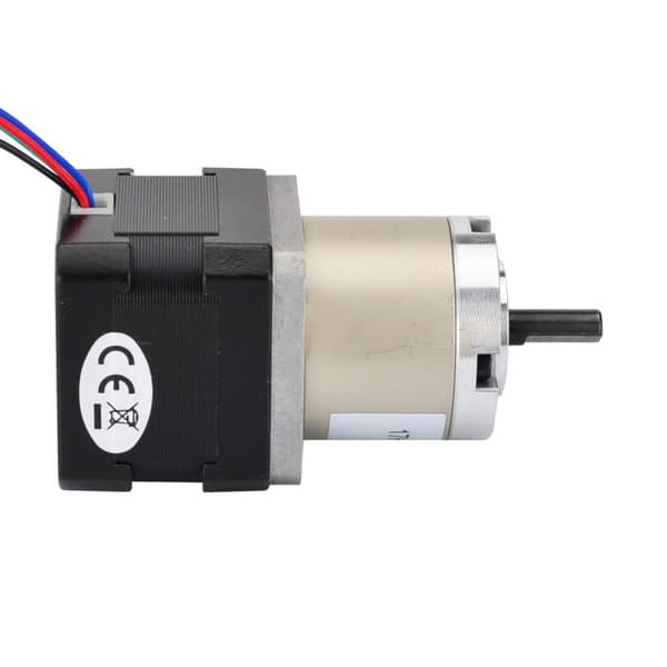 Stepper Motor, 27:1 Gear Ratio, 0,4A Strøm,6 mm