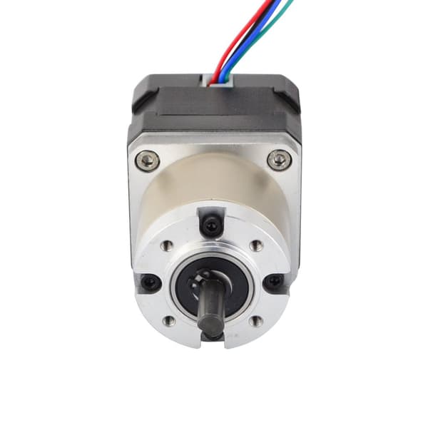 Stepper Motor, 27:1 Gear Ratio, 0,4A Strøm,6 mm