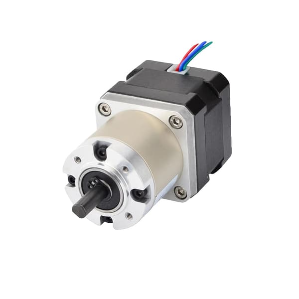 Stepper Motor, 27:1 Gear Ratio, 0,4A Strøm,6 mm