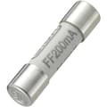 Miniatyrbild 1 av 2: TRU COMPONENTS 433005 6FF-0200-H3 Säkring (Ø x L) 6 mm x 32 mm 0.2 A 600 V Supersnabb -FF- Innehåll 1 st