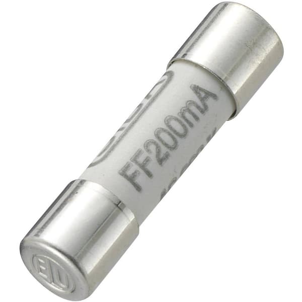 TRU COMPONENTS 433005 6FF-0200-H3 Säkring (Ø x L) 6 mm x 32 mm 0.2 A 600 V Supersnabb -FF- Innehåll 1 st