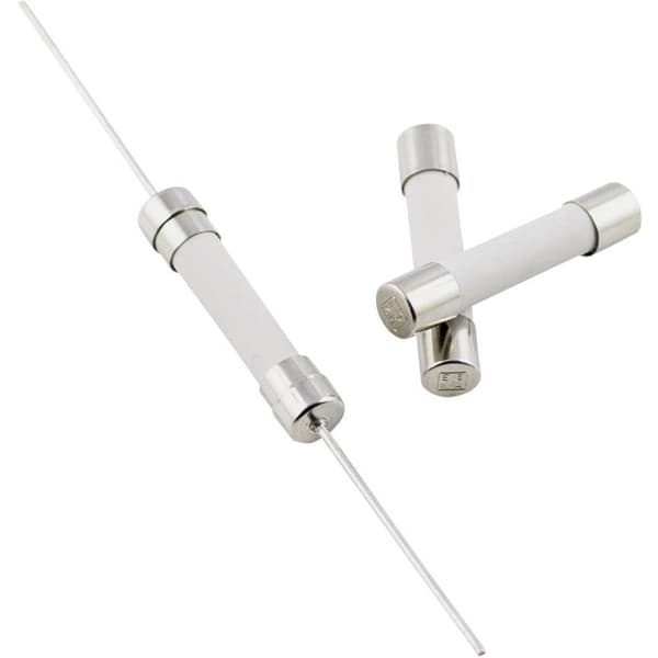 ESKA 632.512 632512 Säkring (Ø x L) 6.3 mm x 32 mm 0.315 A 500 V Snabb -F- Innehåll 10 st