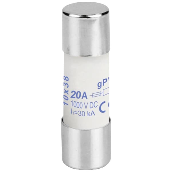 Weidmüller 2827980000 FUSE 10X38 20A 1000 VDC GPV S Säkring 20 A Innehåll 1 st