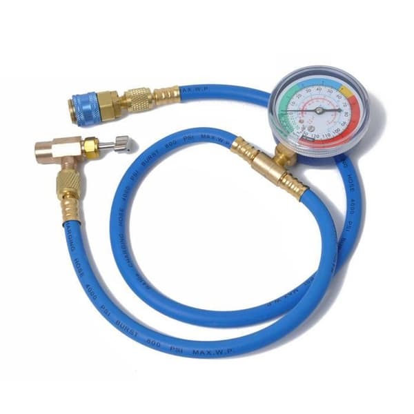 Fyllslang R134A - Miaienu - 153 - Universalmätare - 0-250psi - 115cm