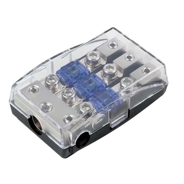 Mini ANL säkringshållare - ACV - Grå - 1 x 35 mm² - 2 x 20 mm² - Plast